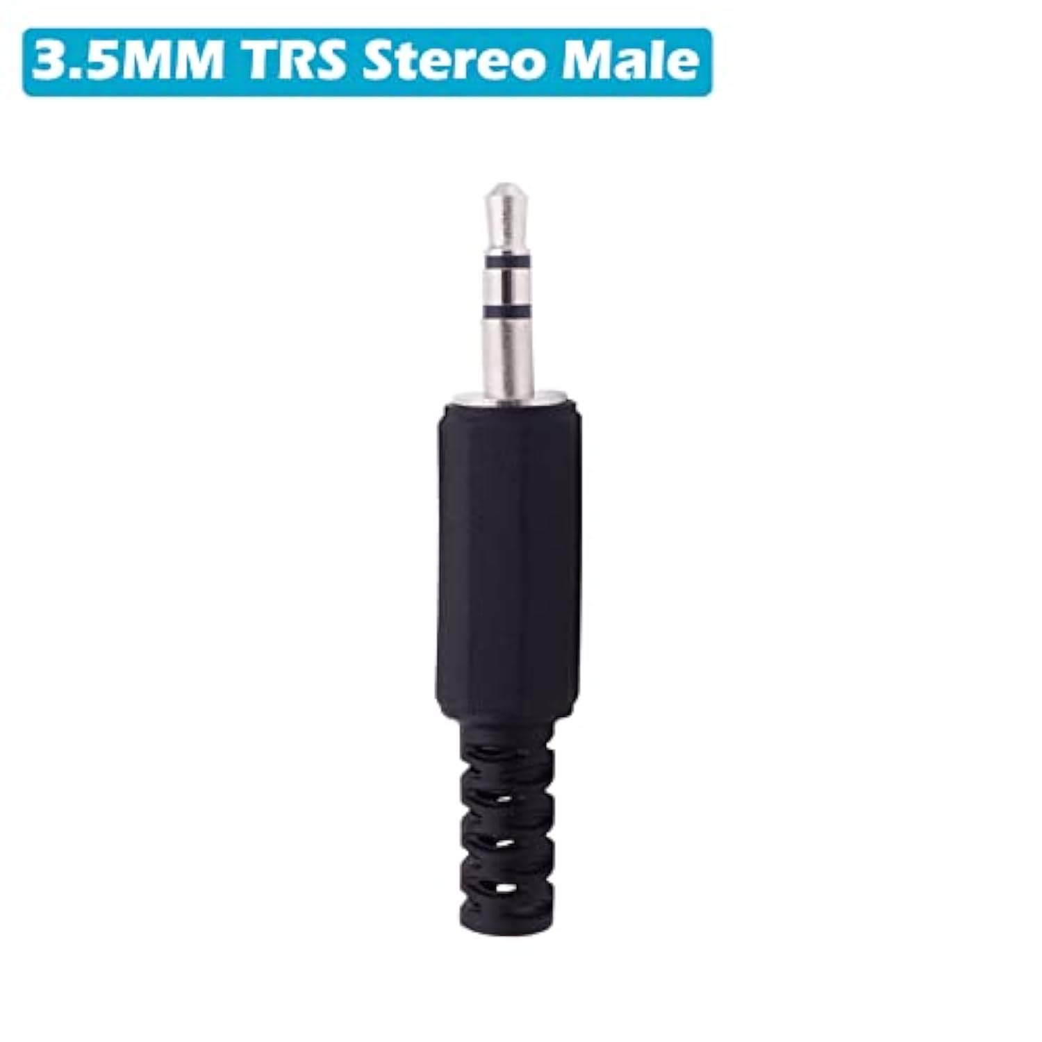 10-Pack 3.5Mm 1/8" Replacement Repair Jack Trs Stereo Male Plug Adapter 3.5Mm Solder Type Diy Audio Cable Connector For Speaker Headphone Headset Earphone Cable Repair