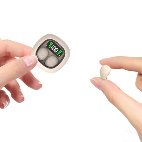 Smallest Wireless Bluetooth Invisible Earbuds - Low Profile, Micro, Discreet Mini Earbuds for Small Ear Canals - Spy Earpiece
