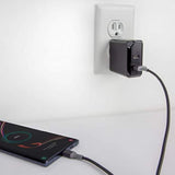 Scosche CA4BY-SP Strikeline USB-A to USB-C Charge & Sync Cable 4-ft. Space Gray/Gray