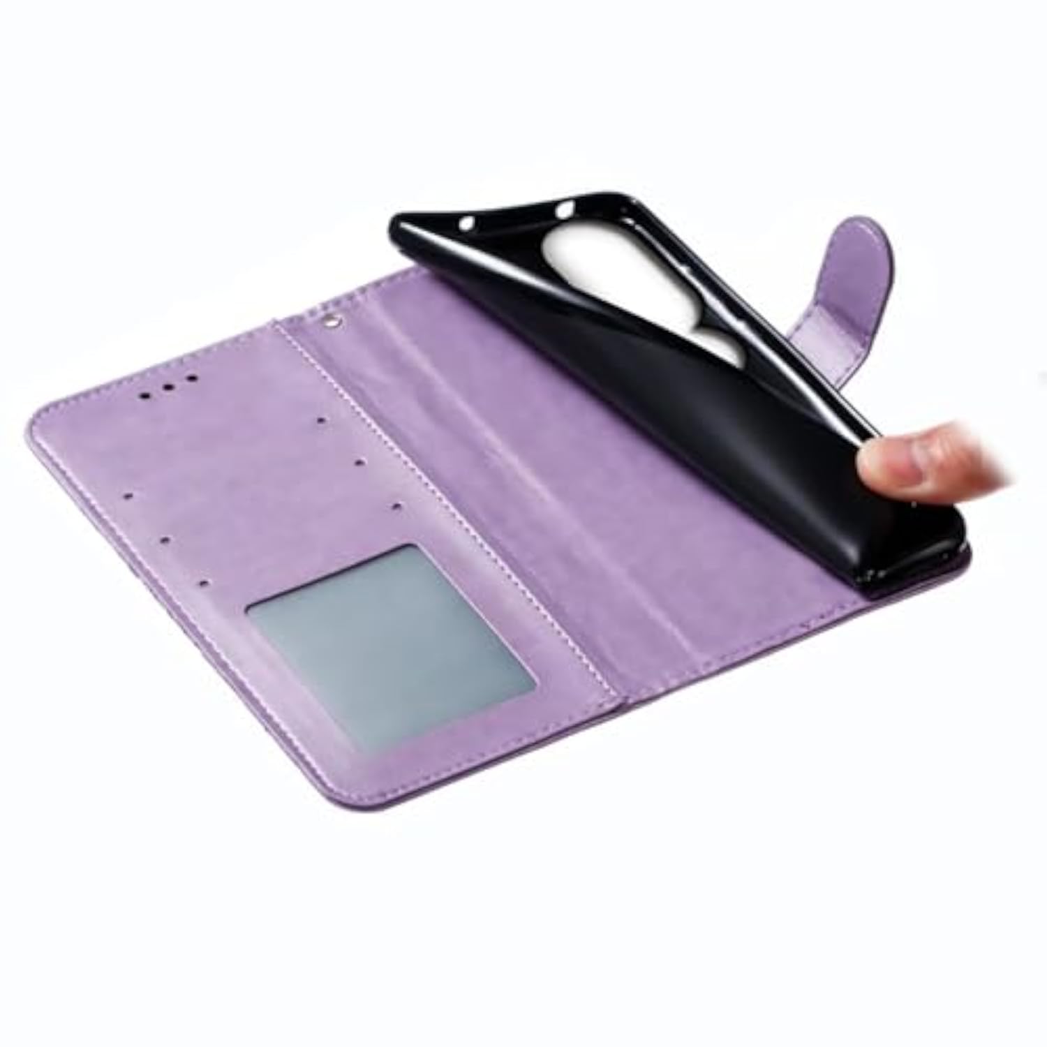 Motorola Edge 2026 Premium Soft Leather Flip Wallet Case with Kickstand Holder