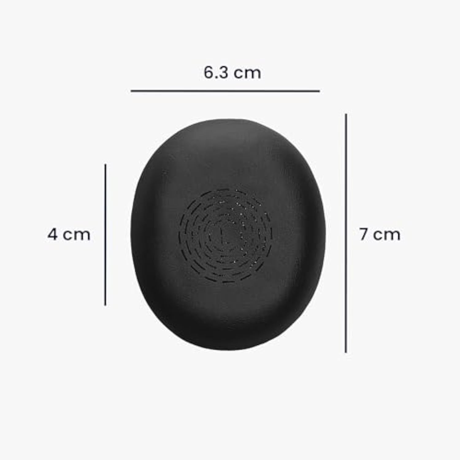 kwmobile Ear Pads Compatible with Jabra Evolve2 65 Flex Earpads - 2X Replacement for Headphones - Black