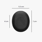 kwmobile Ear Pads Compatible with Jabra Evolve2 65 Flex Earpads - 2X Replacement for Headphones - Black