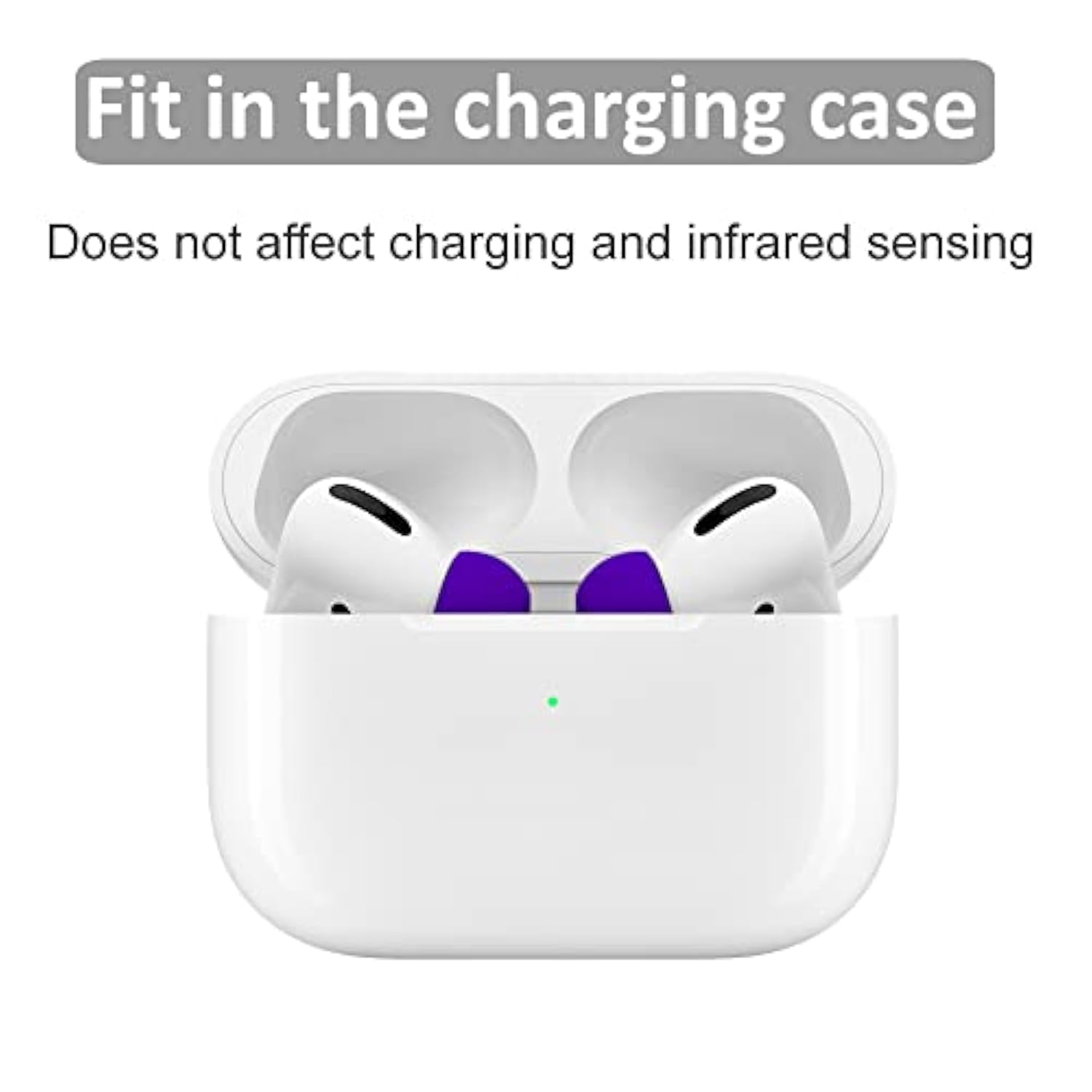 3 Pairs Compatible With Airpods Pro 1St 2Nd Ear Tips Buds, Small Medium Large 3 Size Silicone Rubber Eartips Earbuds Gel Accessories Compatible With Airpods Pro 2 And 1St - S/M/L Purple