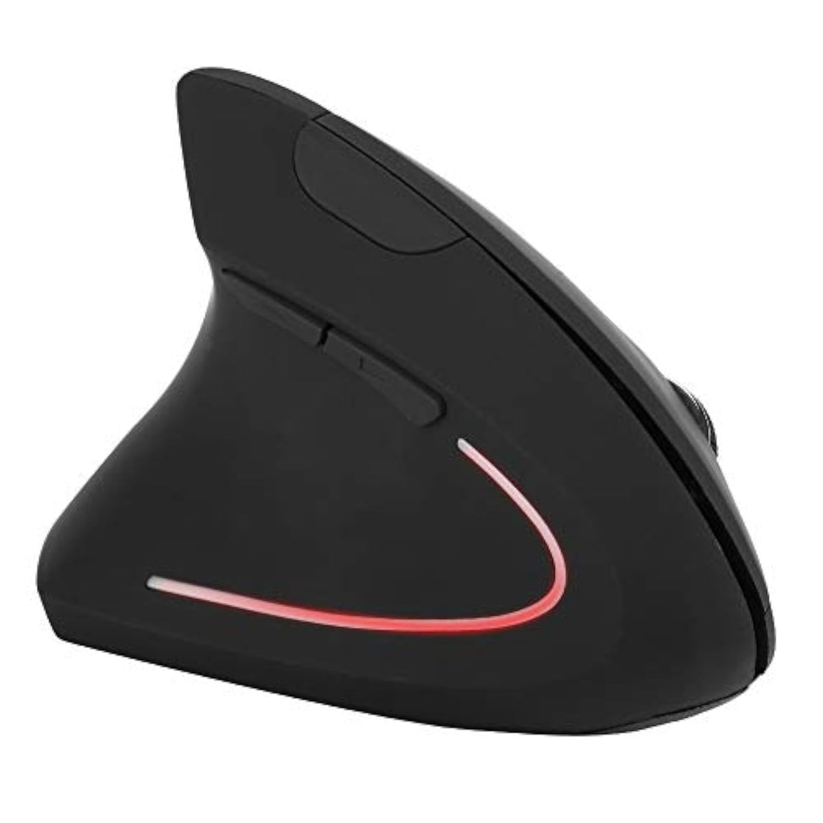 2.4Ghz Mouse,Ergonomic Left Handed Vertical Mouse,6 Keys Optical Mouse With Nano Usb Receiver,800/1200/1600 Adjustable Dpis,For Laptop Pc Computer/For Windows/For Linux