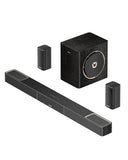 Skywave X40 5.1.2ch Sound Bar for Smart TV w/Dolby Atmos, Wireless Surround Sound System for TV, 530W Soundbar with Wireless Subwoofer, GaN
