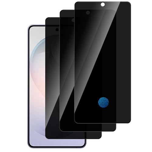 (3 Pack) Privacy Screen Protector for  Galaxy S26, [Anti-Spy Tempered Glass][Fingerprint Unlock Support], Anti-Scratch, Bubble-Free,Protective
