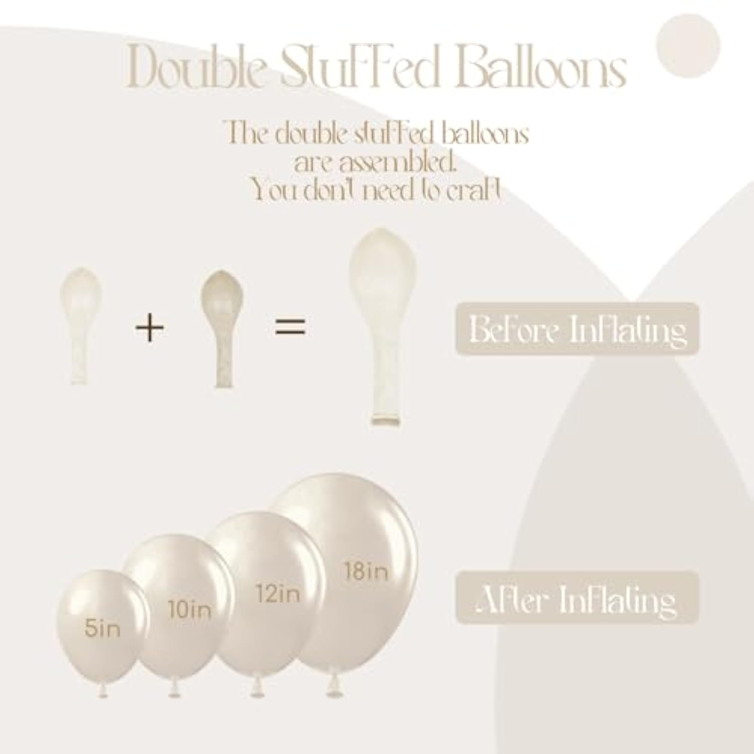 106-Pc White Pearl Balloons for Engagement, Bridal Shower, and Wedding Decor