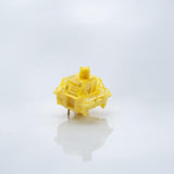 Phantom Yellow Keyboard Switches, Rgb Led Linear 50Gf Key Switches For Mx Mechanical Keyboard (Yellow, 110Pcs)