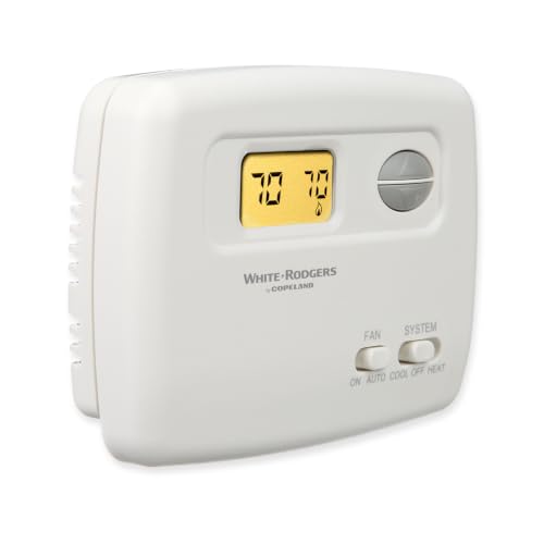 1F78-144 Digital Heat/Cool Thermostat, White