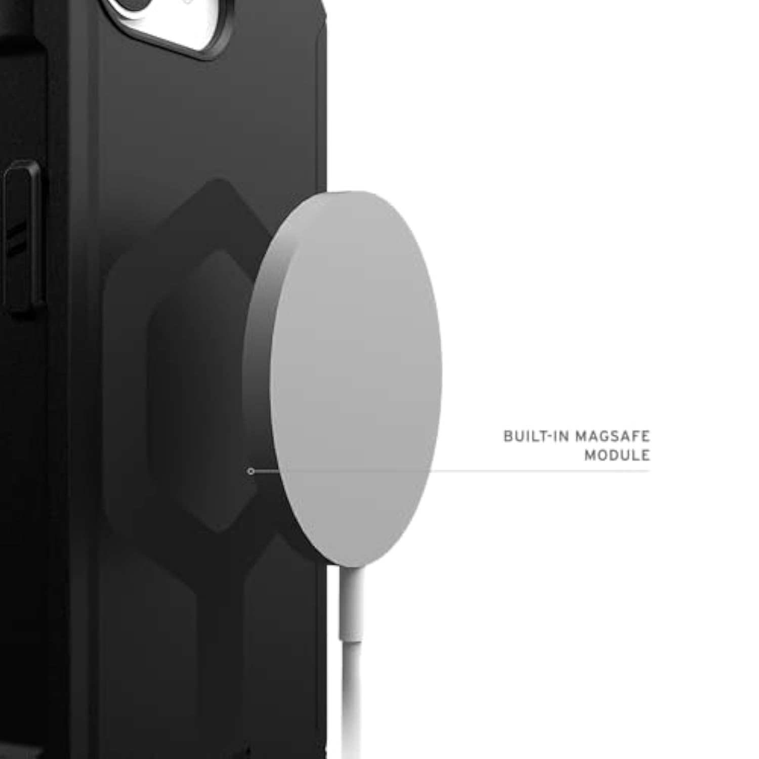 Uag Designed For Iphone 16E Case Essential Armor - Compatible With Magsafe Rugged Military Grade Drop Proof Military Grade Drop Proof Protective Cover, Opaque Black