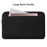 Portable Monitor Case 15.6 Inch, Protective Carrying Sleeve For Most 16.1/15.6 In Monitors, Water Resistant Portable Laptop Display Bag With Accessory Pocket, Size15.3"X9.8" Black