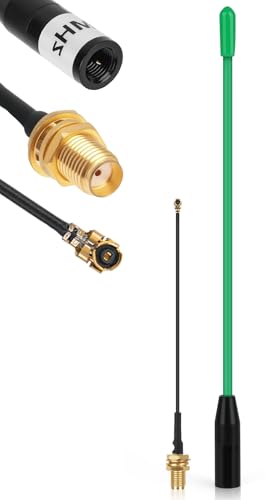 Meshtastic Lora Antenna 915Mhz 10Dbi Gain - Omni Sma Male Connector 17Cm Long Range Soft Whip Antenna (Black, 1 Pack)