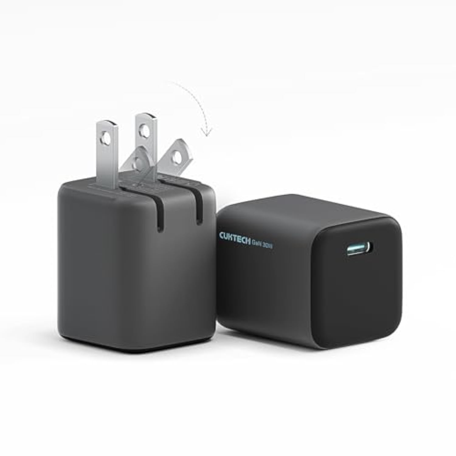 30W Gan Mini Charger, Usb C Fast Charger, Foldable Plug Wall Charger, Pd 3.0/ Pps Protocol, Gan Iii Power Adapter For Iphone15/14/13/12 Series, Galaxy S24, Pixel, Ipad, And More