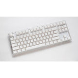 One 3 Aura 80% Mechanical Keyboard: Quack Mechanics Dampening, Hot-Swappable Cherry Mx Red Switches, High-Density Pbt Doubleshot Keycaps, Rgb, Us, Aura White