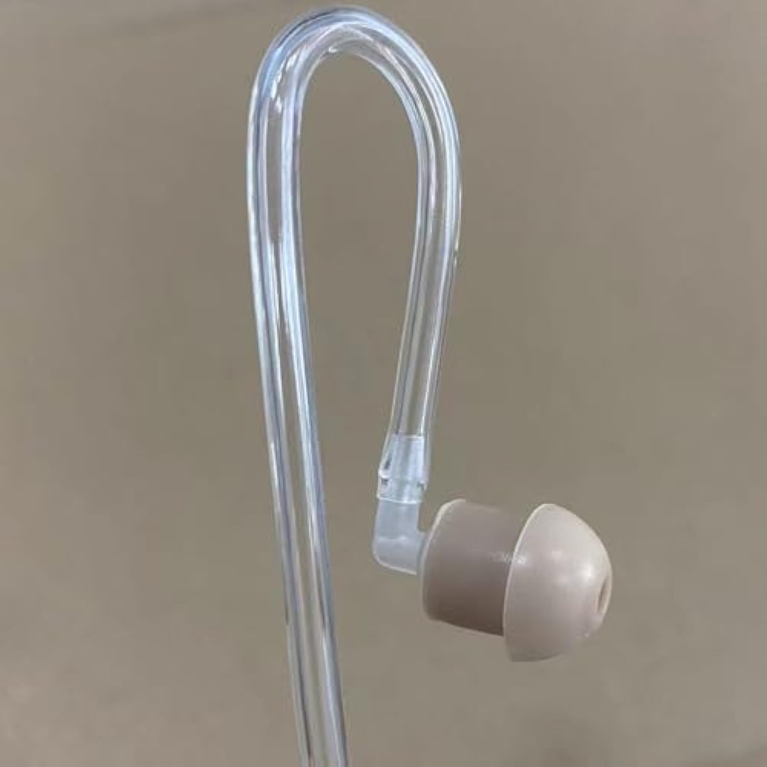 Replacement Mushroom Earbud Clear Ear Tips Compatible With Motorola Kenwood Baofeng Icom Yaesu Hyt Surveillance Kits Acoustic Tubes Earpiece (Pack Of 20)