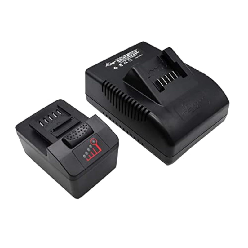 Replace Li-Ion Battery For Snap On Ctb8185 Ctb7185 Ctb8187 (18V 4.0Ah),Compatible With Snap On Tools Ctc720 Ct7850 Ctl7850 Ct8810 Cdr7850H Ct8850 Ct8815,Sets Of 1 Pc Battery And 1 Pc Charger