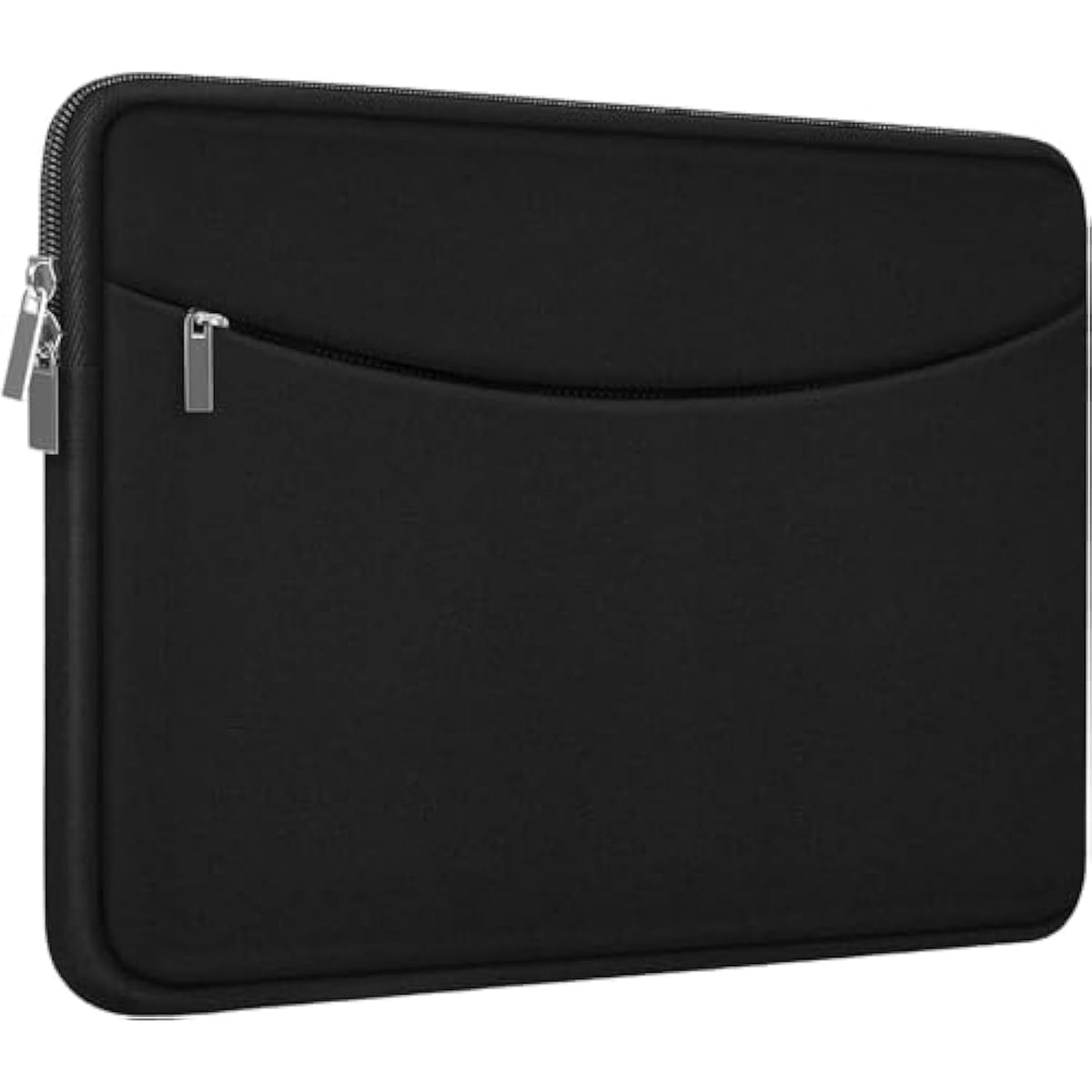 Laptop Case 15.6 Inch, Shockproof Protective Laptop Cover Briefcase Carrying Computer Bag With Accessory Pocket, Portable Computer Sleeve Compatible With Macbook, Hp, Dell, Lenovo, Asus, Black