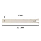 50Pcs 16 Inch (40Cm) Nylon Coil Zippers Bulk For Sewing Crafts 40 Colo