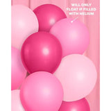 Pink Birthday Balloon Set - 24 Pk, 12" | Bachelorette Party Decorations, Bridal Shower, Birthday Party, Pastel Baby Shower, Engagement