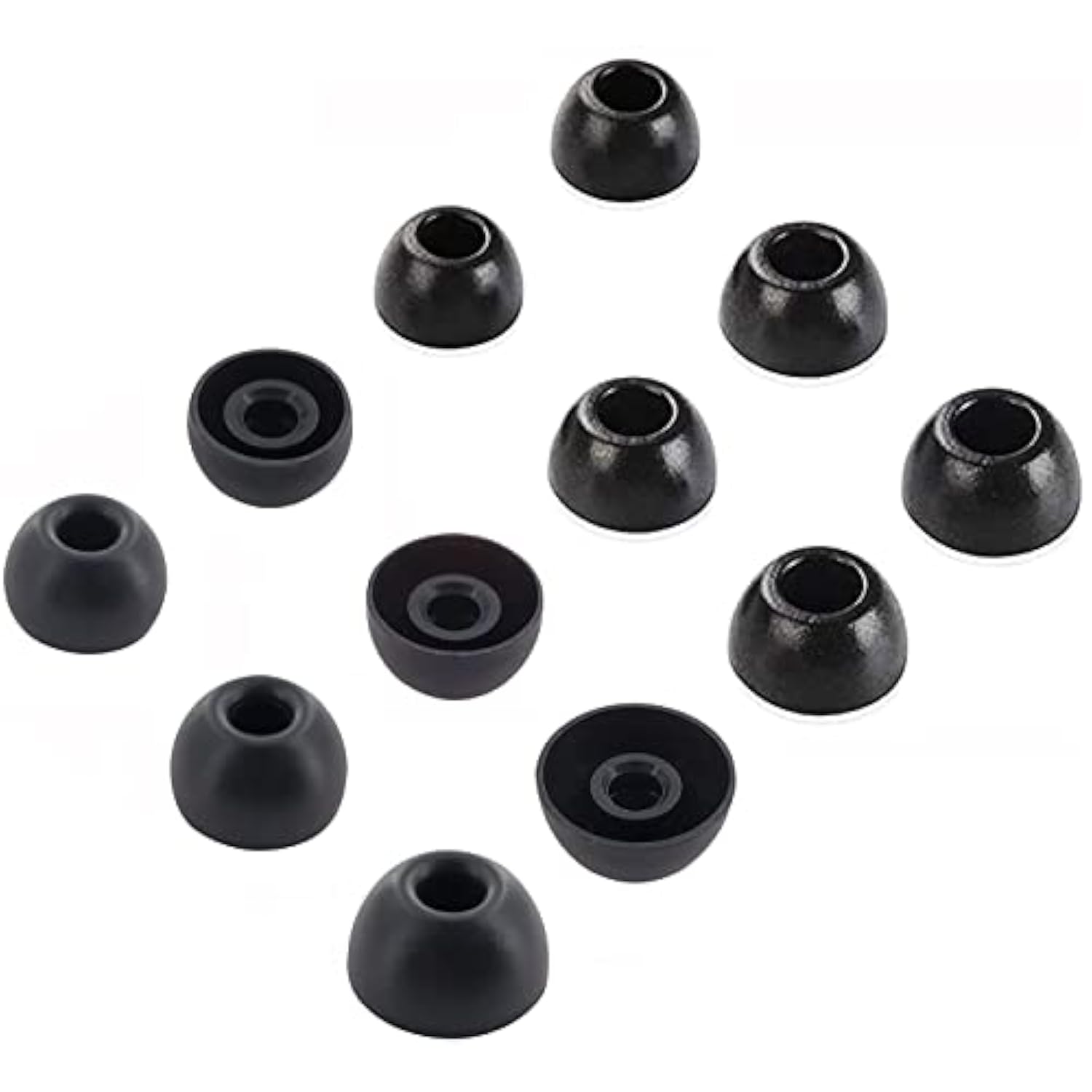 Eartips Kit Compatible With Beats Studio Buds, S/M/L 3 Sizes 3 Pairs Silicon Ear Tips & 3 Pairs Soft Memory Foam Earbud Tips, Compatible With Beats Studio Buds 3+3 Pairs S/M/L B