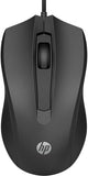 Wired Mouse 100 - Precise Optical Sensor With 1600 Dpi - Easy Usb Connection - Ambidextrous Design - 3 Button Control & Built-In Scrolling - Multi-Os Compatible (6Vy96Aa#Abl)
