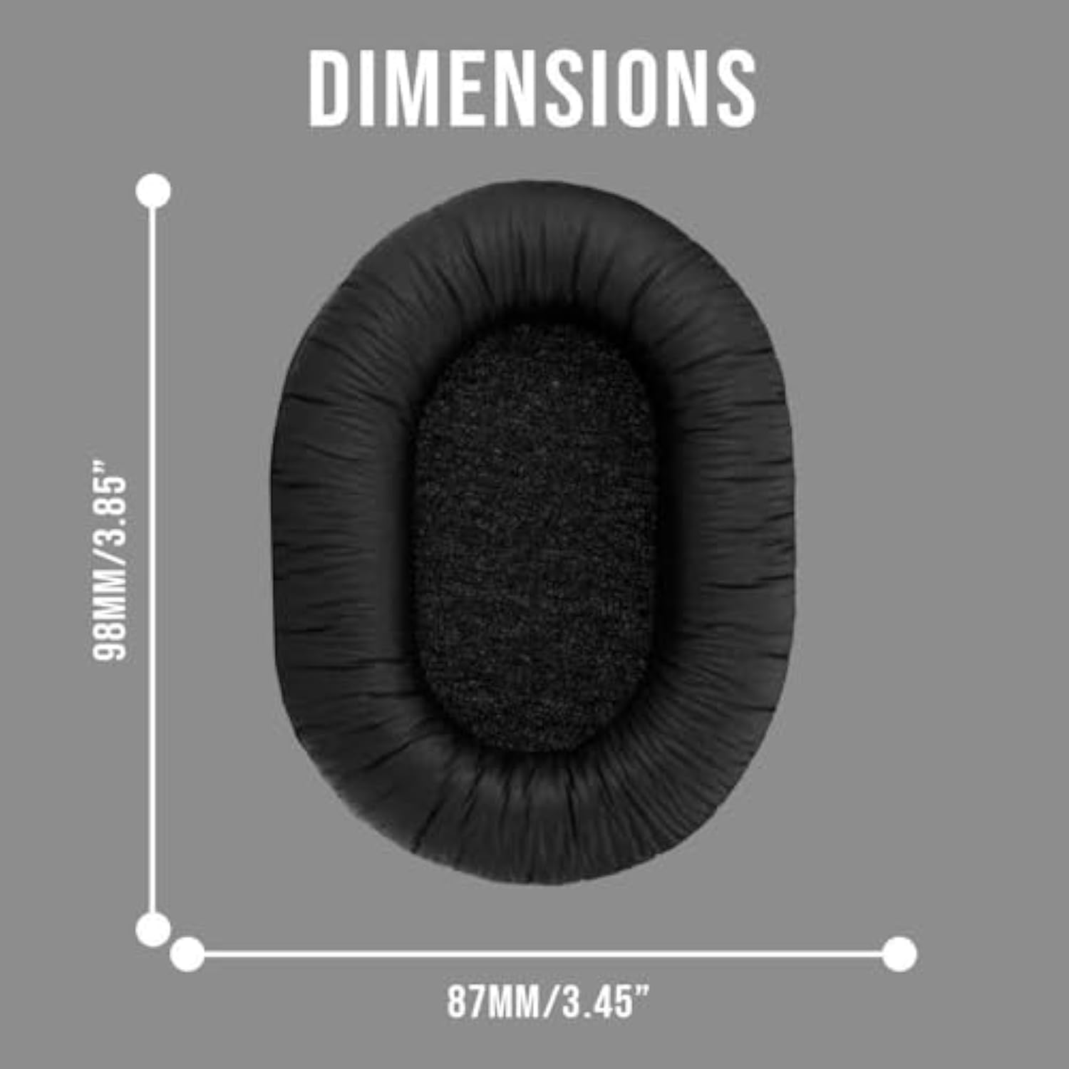 Sony Genuine Replacement Ear Pads Cushions for Sony MDR-7506 and MDR-V6 Bundle (2-Pack, 2 Items)