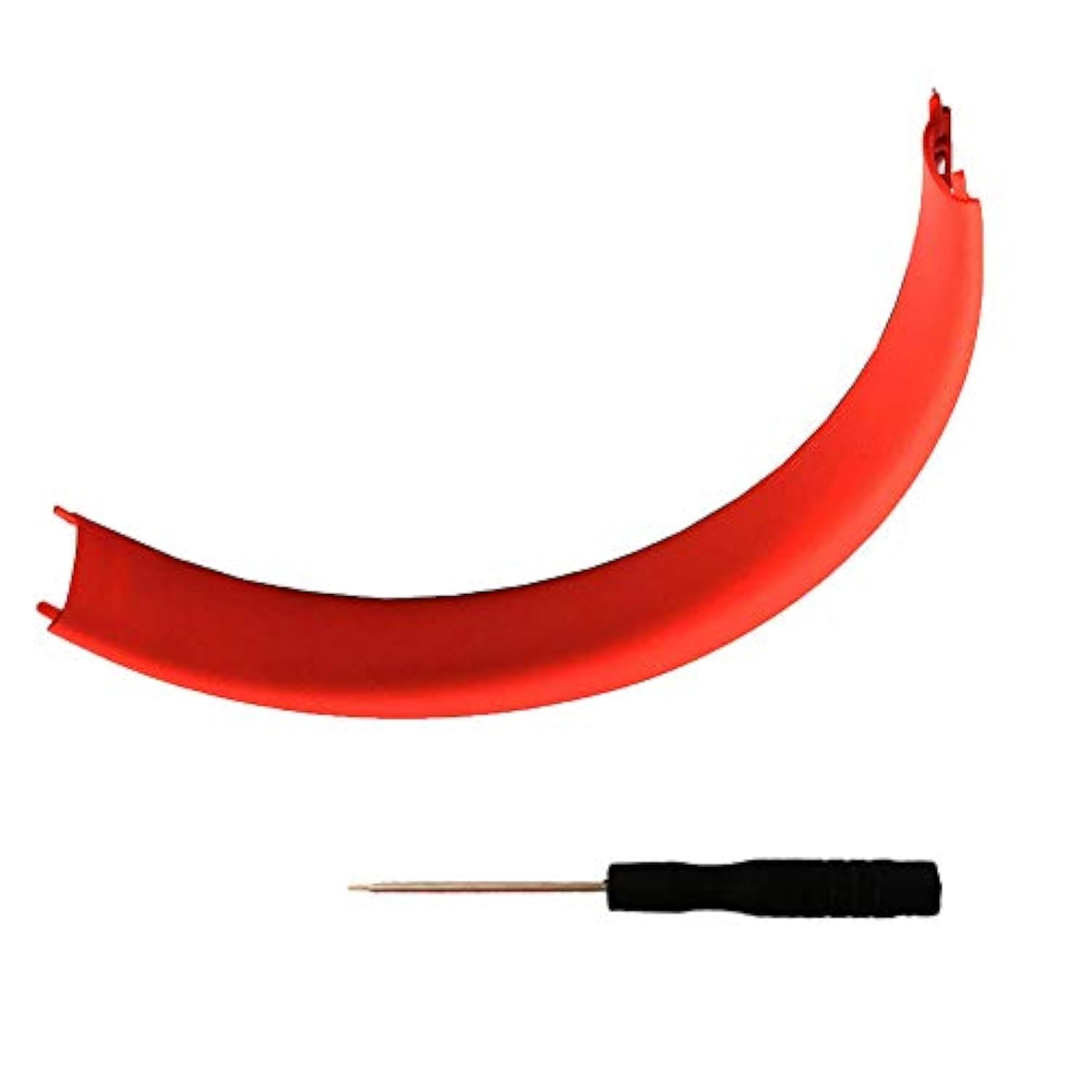 Replacement Headband Cushion Pad Top Headband Foam Cushion Compatible With Solo 3 Solo 2.0 Solo 3.0 Wireless Headphone (Rubber Headband-Red)