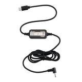 Cobra USB-C to Barrel Connector Radar Detector Power Cable Radar Detectors, Compatible RAD350 380 450 480i 700i and Suitable for Radar Detector Windshield Mount