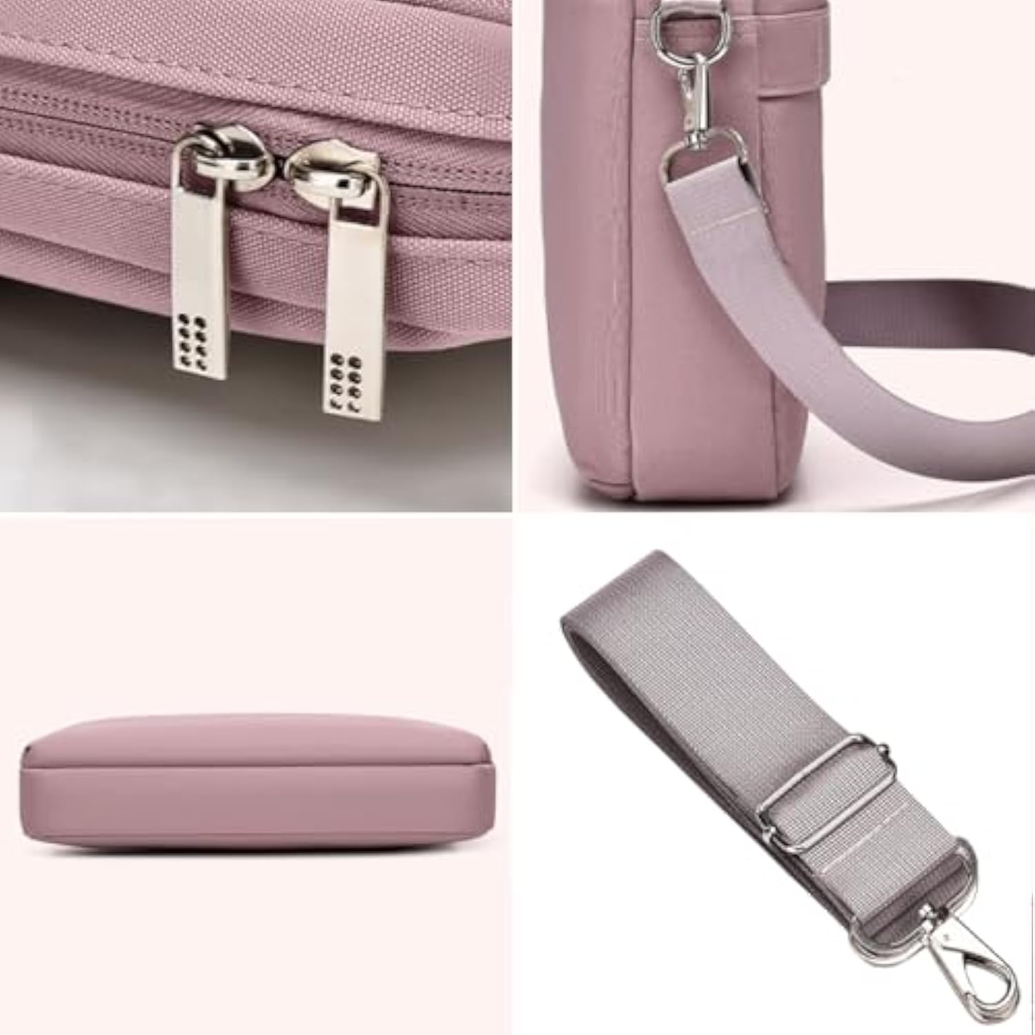 15.6 16 Inch Laptop Sleeve Case, Waterproof Computer Cover Women Bag Compatible With Lenovo Ideapad 15.6, Acer Nitro | Acer Aspire 1/3/5 15.6", Hp Pavilion, Dell Inspiron 15.6 Laptop, Pink