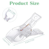 10 Pack Balloon Arch Clips Clear Spring Clamps Balloon Clips For Balloons Arch Heavy Duty Transparent Backdrop Clip For Birthday Decoration Backdrop For Wedding Photography Studio 2.6"