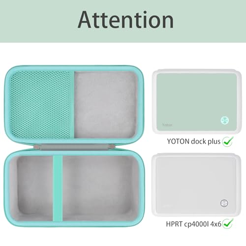 Hard Storage Case Compatible With Yoton Dock Plus 4Pass Instant Photo Printer/Hprt Cp4000L 4X6 Printer Case Only.