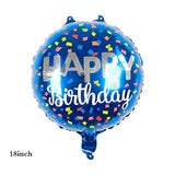 11PCS Blue Foil Balloon Set – 11th Birthday Party Decorations for Kids with Confetti Balloons