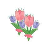 Set Of 2 Tulip Bouquet 38" Spring Foil Balloons