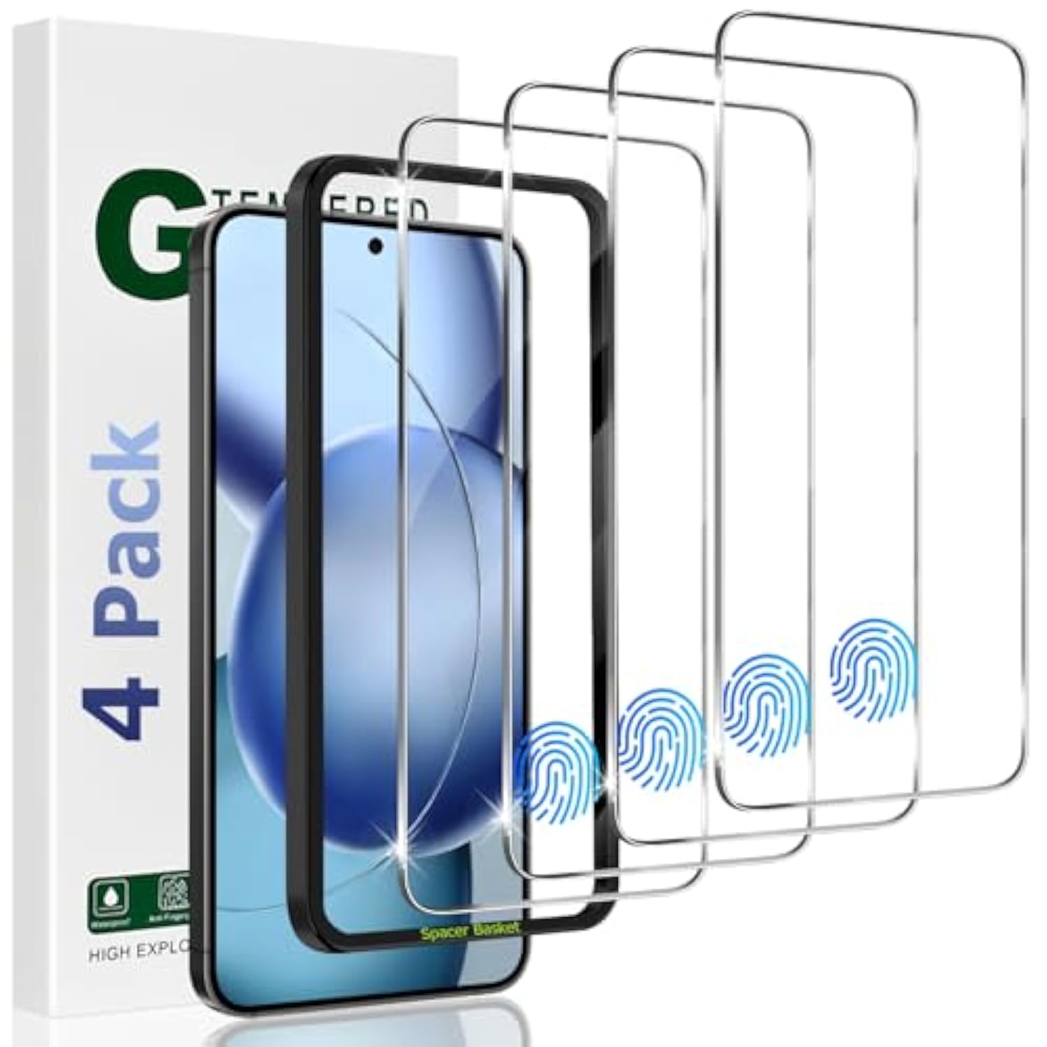 [2+2 Pack] For Galaxy S20 Ultra 5G 6.9'' Tempered Glass Screen Protector, Camera Protector, 9H Tempered Glass Scratch Resistant, Ultrasonic Fingerprint Support, 3D Hd Curved,Touch Sensitive