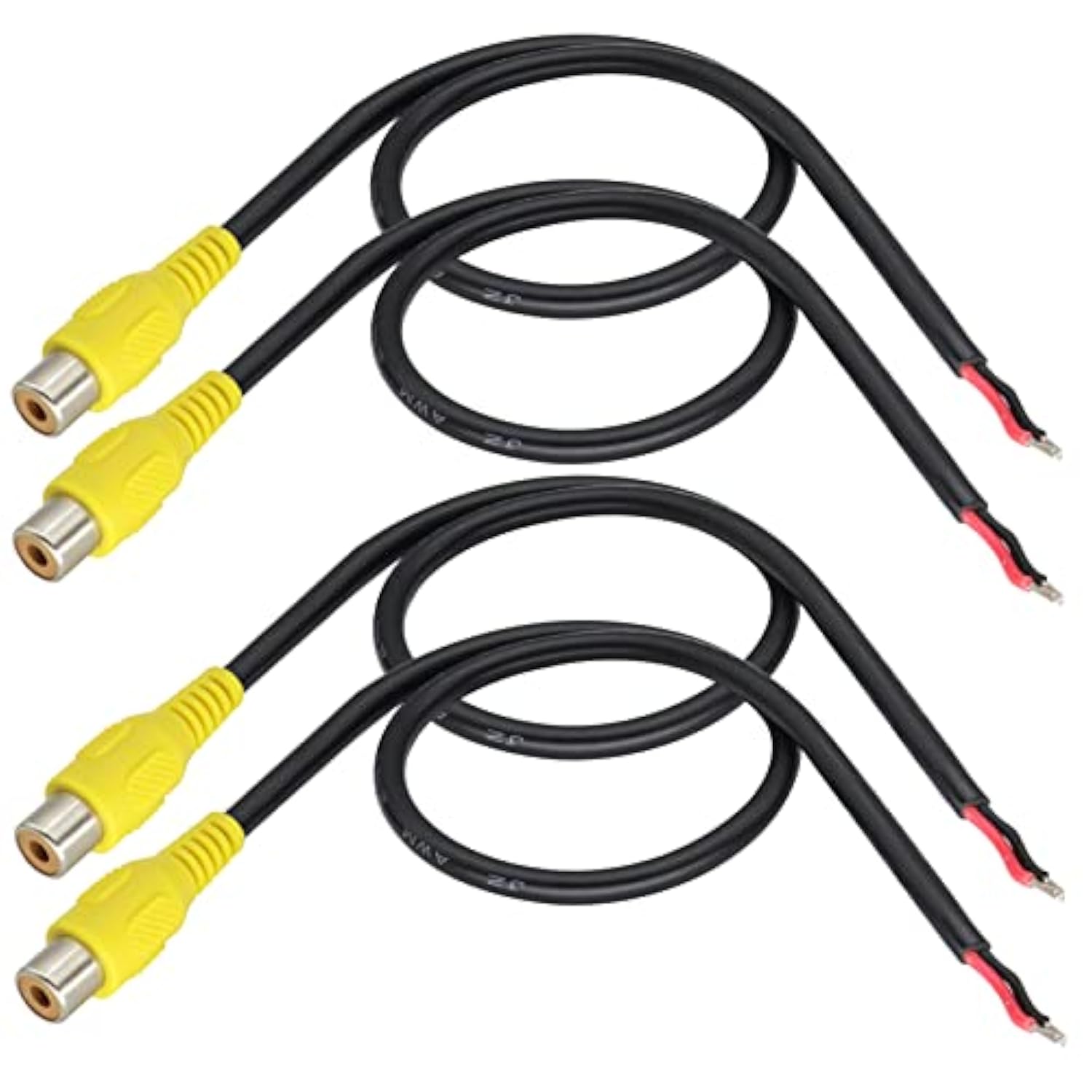 Rca Female To Speaker Cable,Rca Female To Bare Audio Cable Rca Female Plug Jac