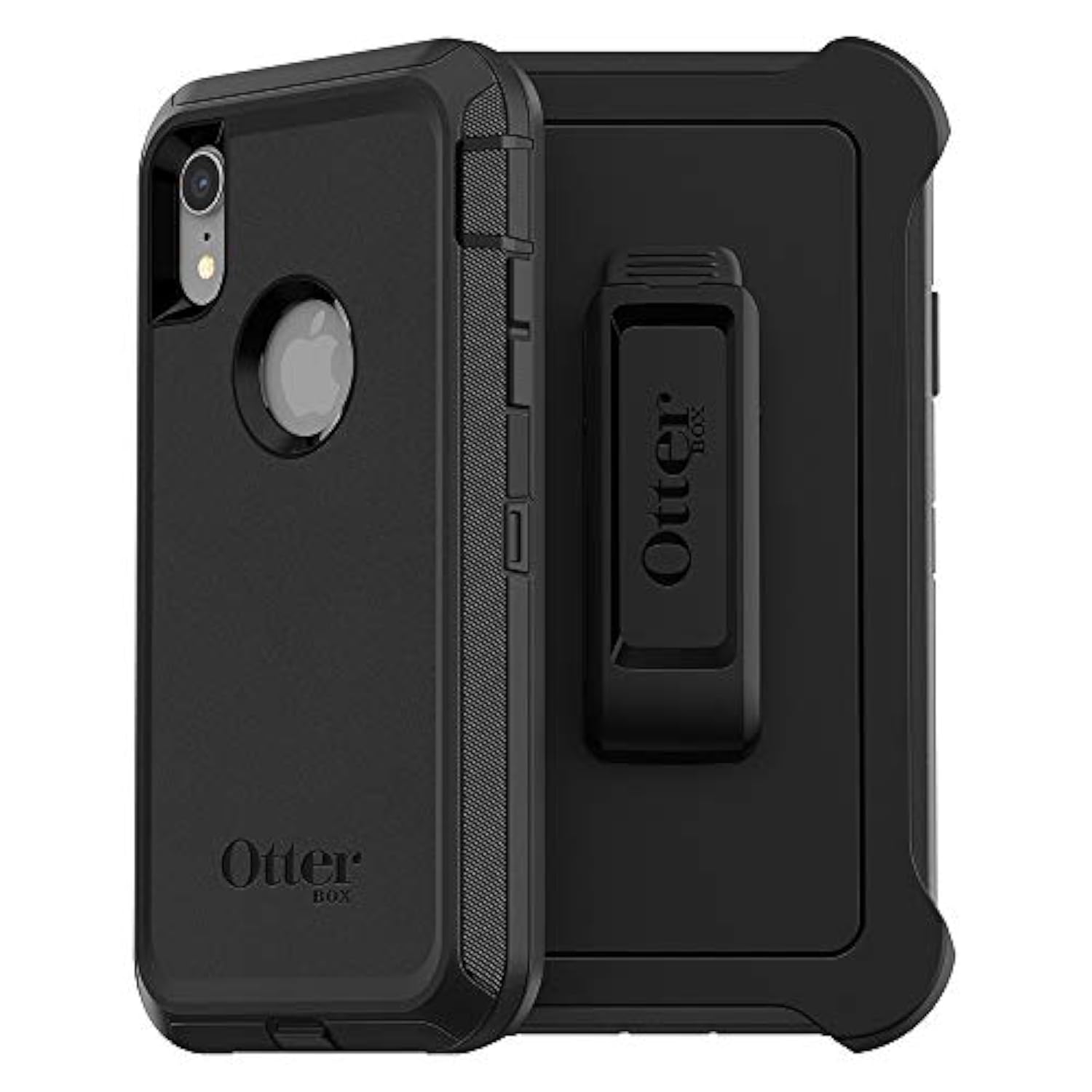 OtterBox DEFENDER SERIES SCREENLESS EDITION Case for iPhone Xr - Frustration Free Packaging - BLACK