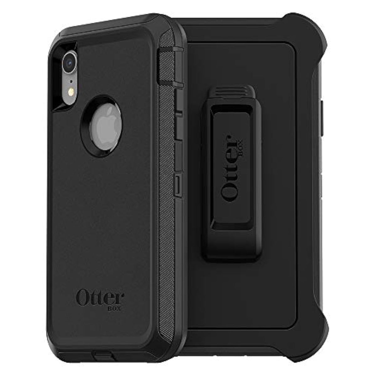 OtterBox DEFENDER SERIES SCREENLESS EDITION Case for iPhone Xr - Frustration Free Packaging - BLACK