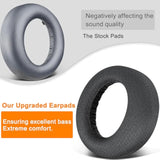 Mesh Fabric Earpads Cushions Replacement For Sony Playstation 5 Pulse Ps5 3D Wireless Headset, Ear Pads Cushions With Noise Isolation Foam - Black
