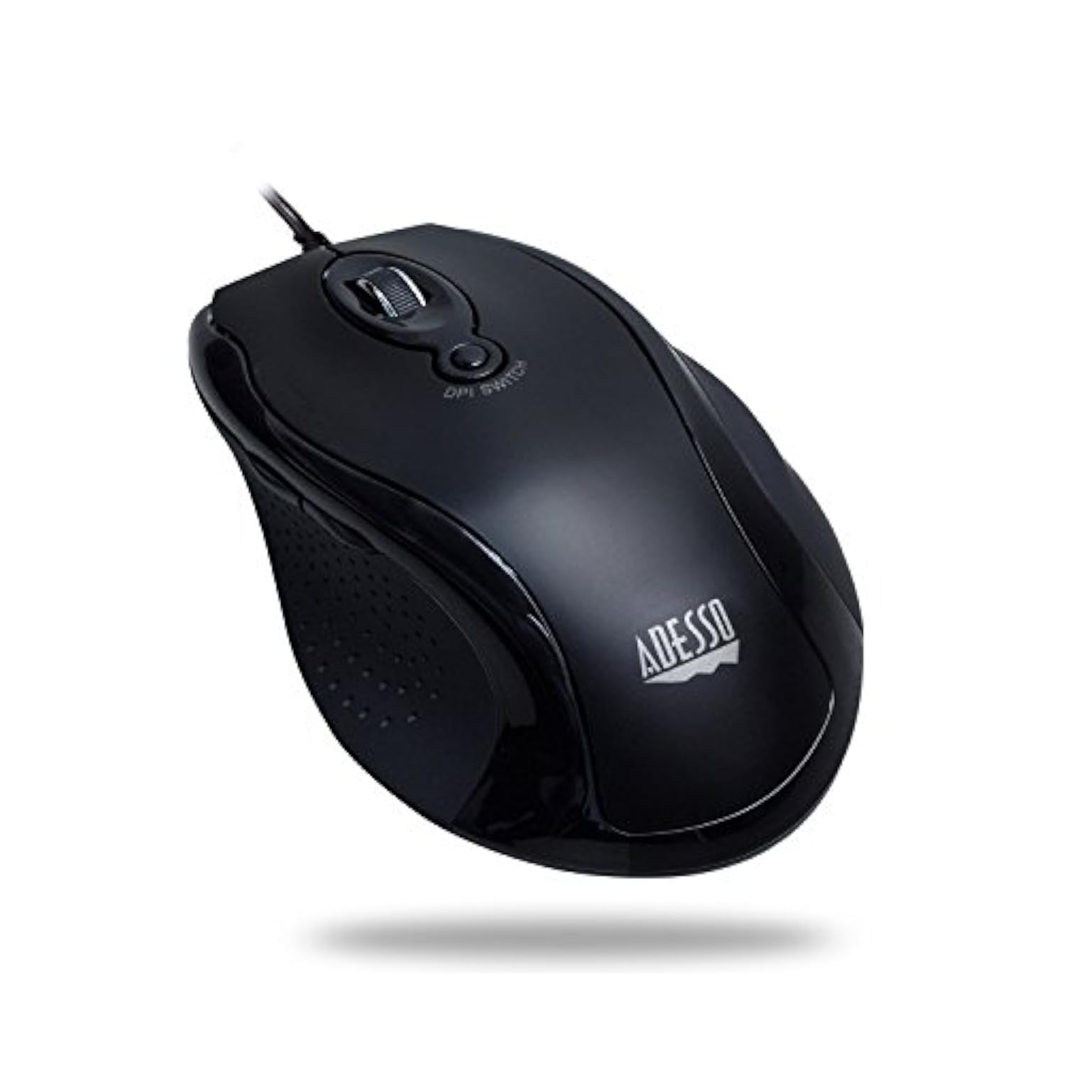 Adesso iMouse G2 - USB Ergonomic Optical Mouse Adjustable DPI Internet Navigational B, Black
