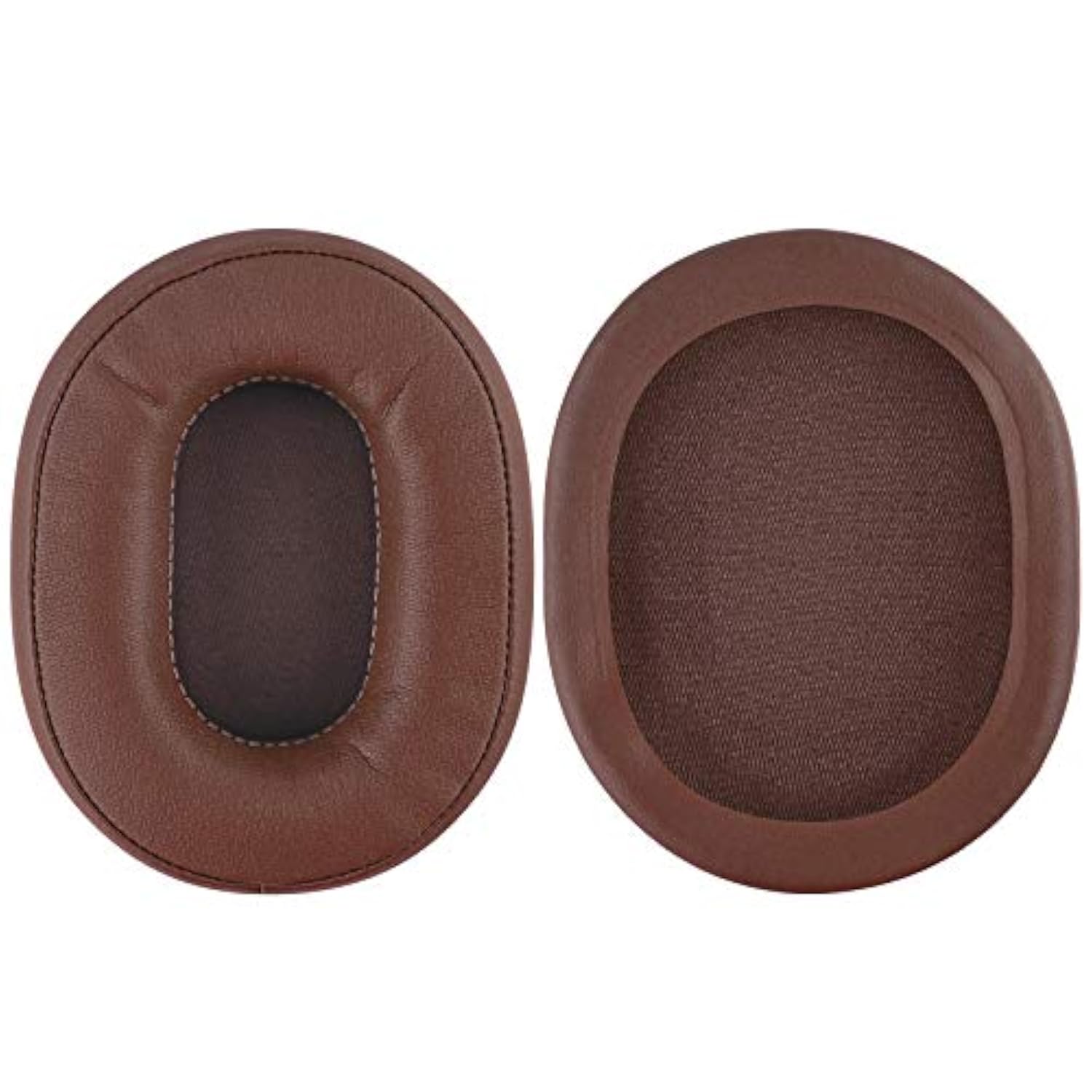 Geekria QuickFit Replacement Ear Pads for Sony MDR-7506, MDR-V6, MDR-CD900ST Headphones Ear Cushions, Repair Parts (Brown)