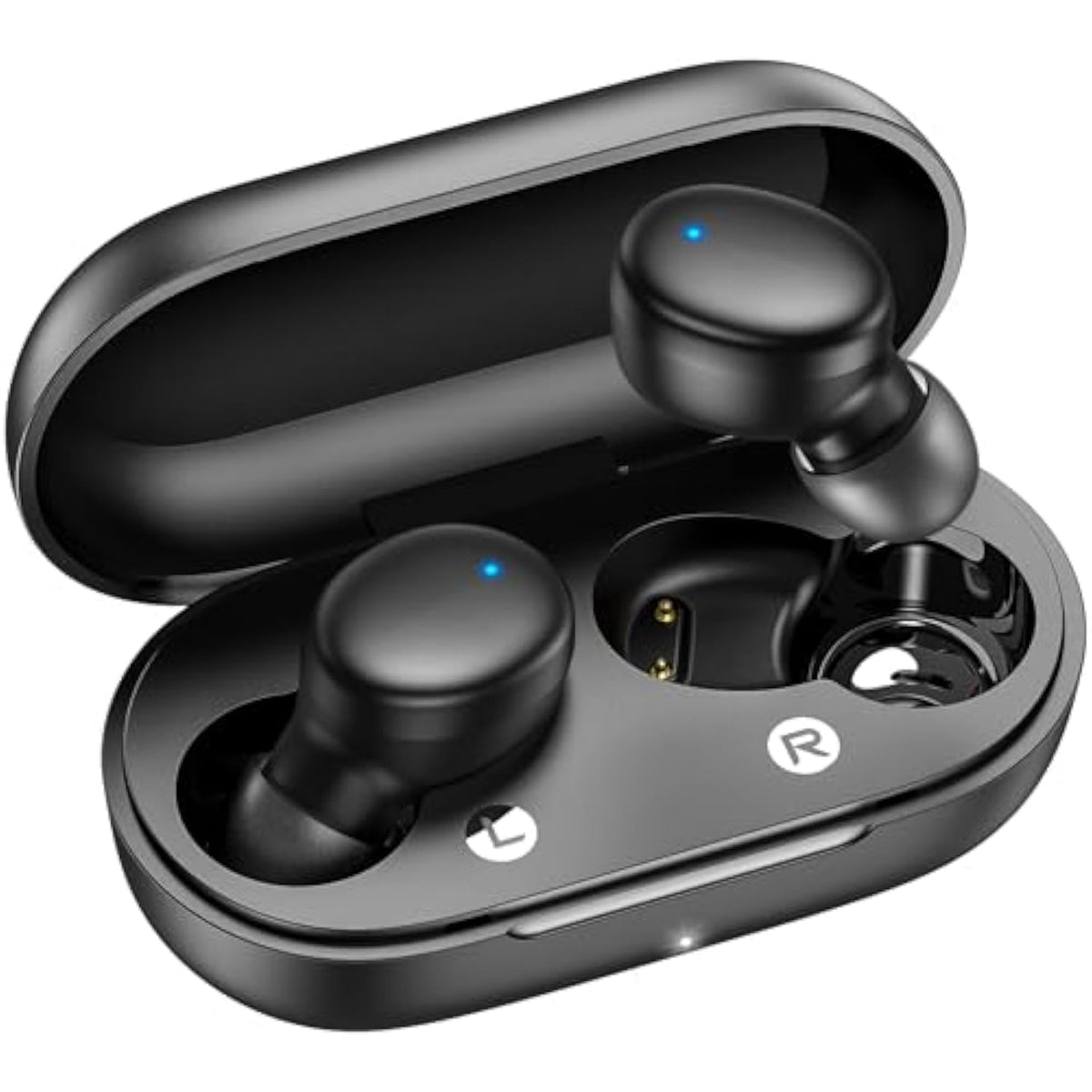 Wireless Earbuds Bluetooth 5.3 In Ear Buds Light Weight Headphones,Deep Bass Sound,Built In Mics Headset,Clear Calls Earphones For Sports Workout