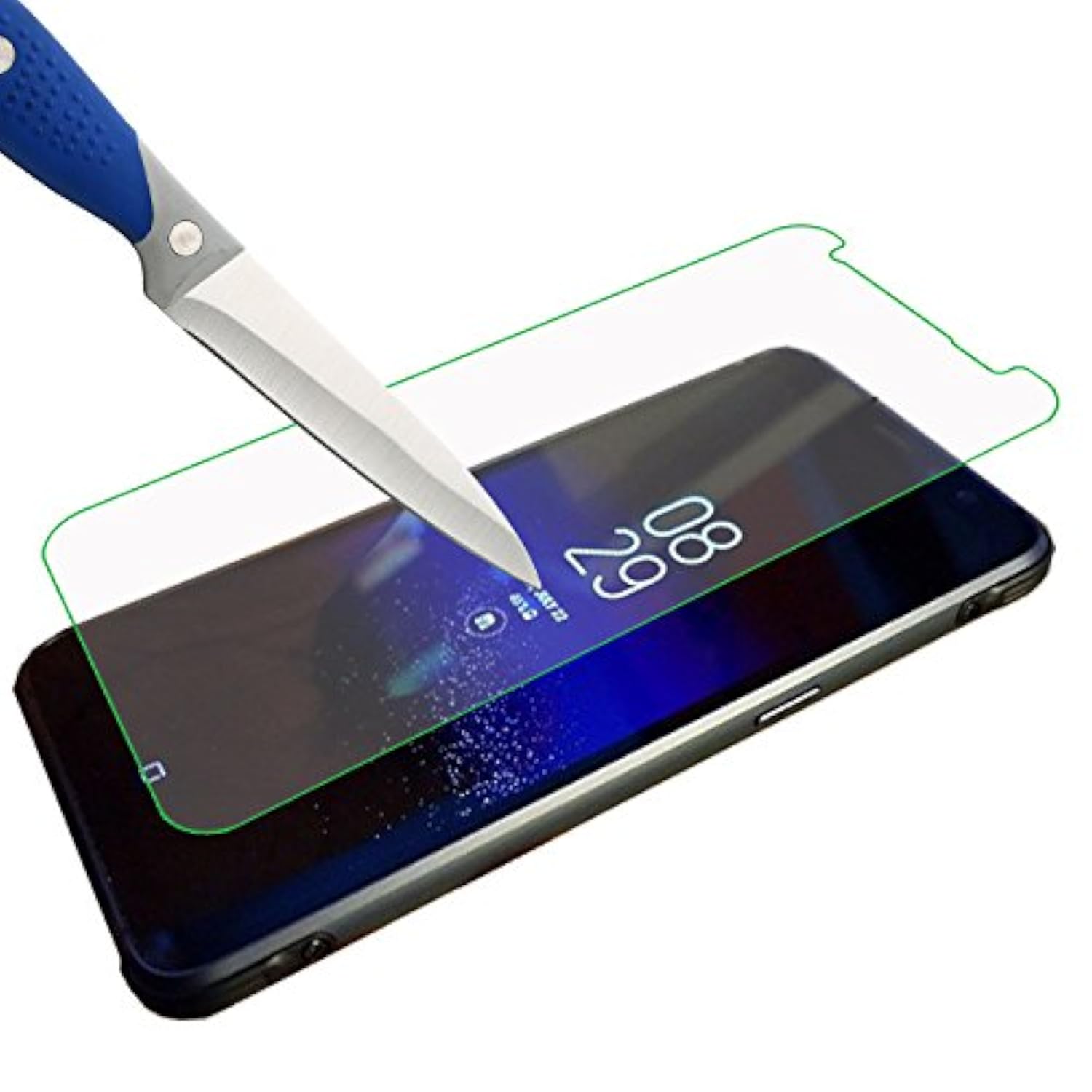 [5-Pack] Designed For Samsung Galaxy S8 Active [Not Fit For Galaxy S8 Model] [Tempered Glass] Screen Protector [0.3Mm Ultra Thin 9H Hardness 2.5D Round Edge] With Replacement