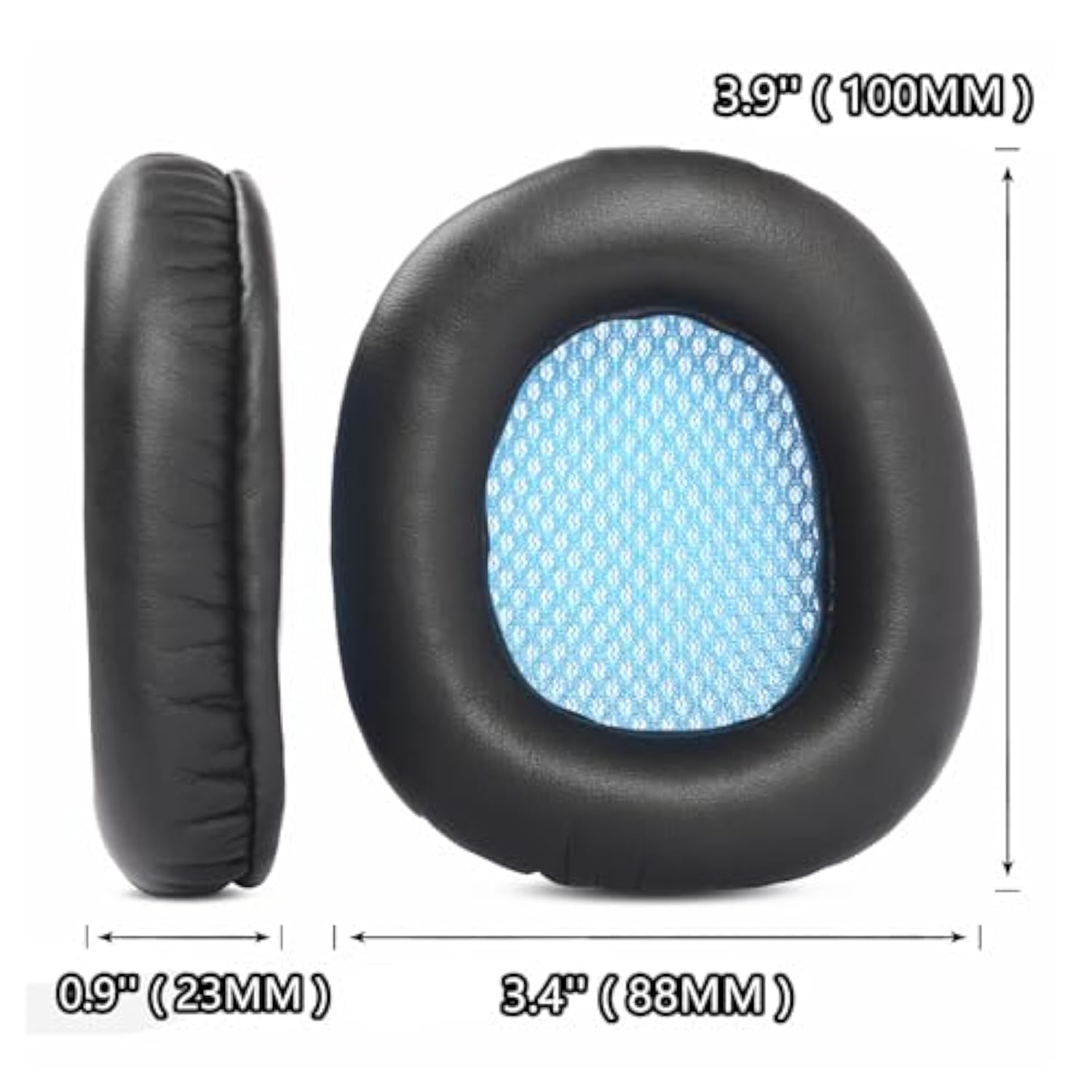 Upgrade Ear Pads Ear Cushions Replacement Compatible With Sades Sa810 Sa-810 Sa810 Gaming Headphone (Protein Leather Earpads)