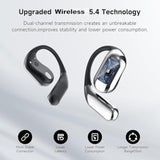 Open Ear Earbuds Bluetooth Headphones 60Hrs Playtime Wireless Ear Buds With Earhooks Ipx7 Waterproof Touch Control Earphones Sport Headsets Bluetooth 5.4 Headsets For Workout Running Black