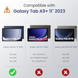 Moko Case For Samsung Galaxy Tab A9 Plus 11 Inch 2023 (Smx210/Smx216/Smx218), Ultra Slim Soft Flexible Transparent Tpu Skin Bumper Back Cover Shell For Samsung Galaxy Tab A9+ 2023, Clear