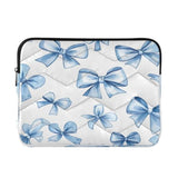 Blue Bows Laptop Sleeve For 13-14 Inch, Shockproof & Protective Case, Portable Computer Bag