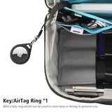 Electronics Travel Organizer Storage Bag, Travel Accessory Handle Bag, Gadgets Pouch, Usb Cable, Travel Friendly Electronics Organizer P.Travel Series