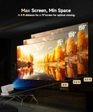 Auto Focus&1080P Mini Smart Projector With 4K Support, Portable Projector With Wifi And Bluetooth, 5W Speaker, Built In Apps, Voice Control, Outdoor Movie Projector