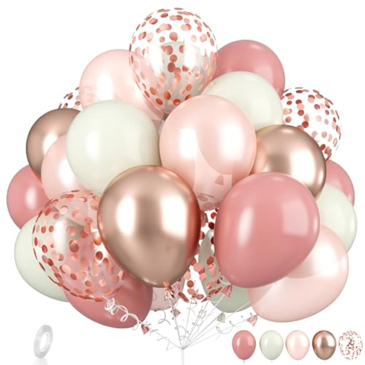 60PCS Pink, Green & Black Balloons  Witch Theme Party Decor for Girls' Birthday Bash