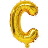 Balloon Letters Kit For Party Decorations - 16-Inch Gold Nylon Letters - Metallic Balloon & Graduation Cap Accessory For Party Decor Kit